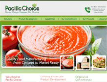 Tablet Screenshot of pacificchoice.com